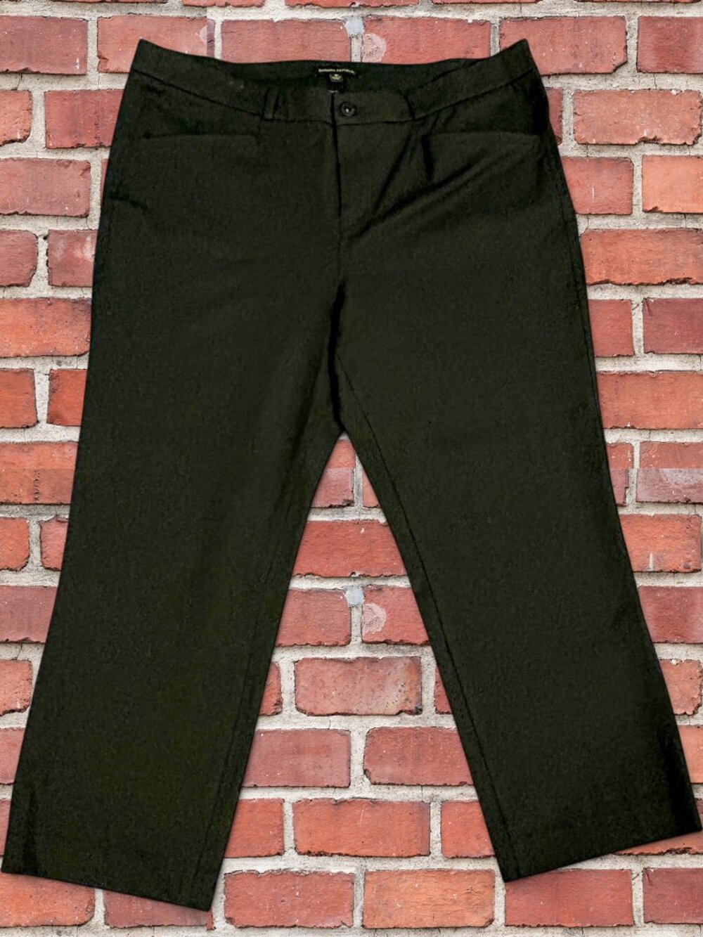 Banana Republic Black Straight-Leg Pants Size 16